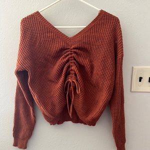 Fall Cropped Sweater